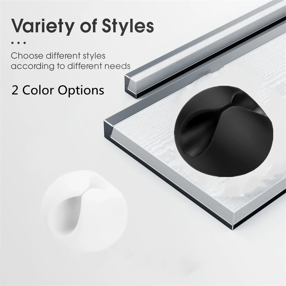 Cable Organizer Silicone USB Cable Winder Flexible Management Clips for Mouse Earphone Holder cable organizer cable holder clips cable organizer ties