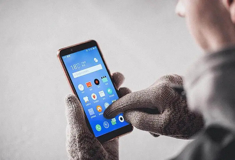 Xiaomi FO Сенсорный экран перчатки зимние теплые шерстяные перчатки для iphone 6s Xiaomi сенсорный экран телефон планшет кассовый аппарат подарок