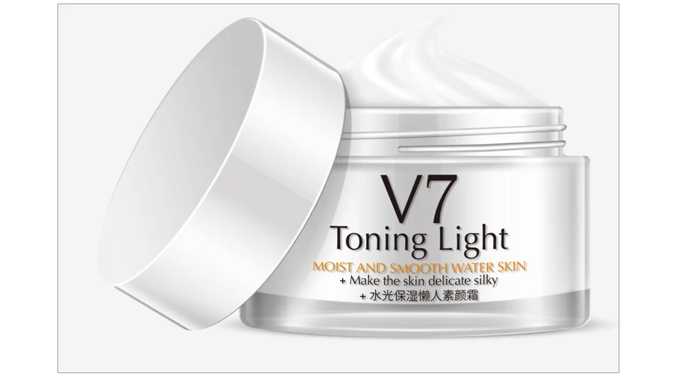 OneSpring V7 Hyaluronic acid Whitening Cream Vitamins Moisturizing Makeup Cream Brighten skin Invisible Pores Nourish Face Cream