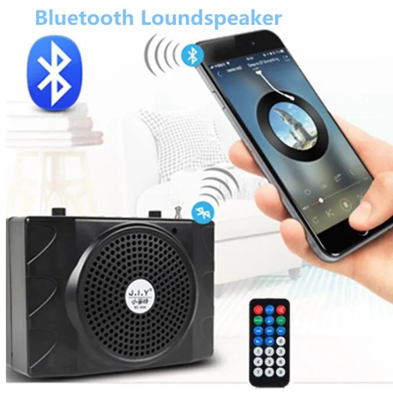 Bluetooth громкий динамик с микрофоном голосовой усилитель для Мегафона динамик для обучения гида распродажа