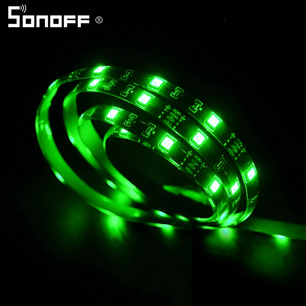SONOFF L1 Smart LED Light 2/5M Waterproof Dimmable Voice Control High Felxibility RGB Strip Lights Work With Alexa Google Home