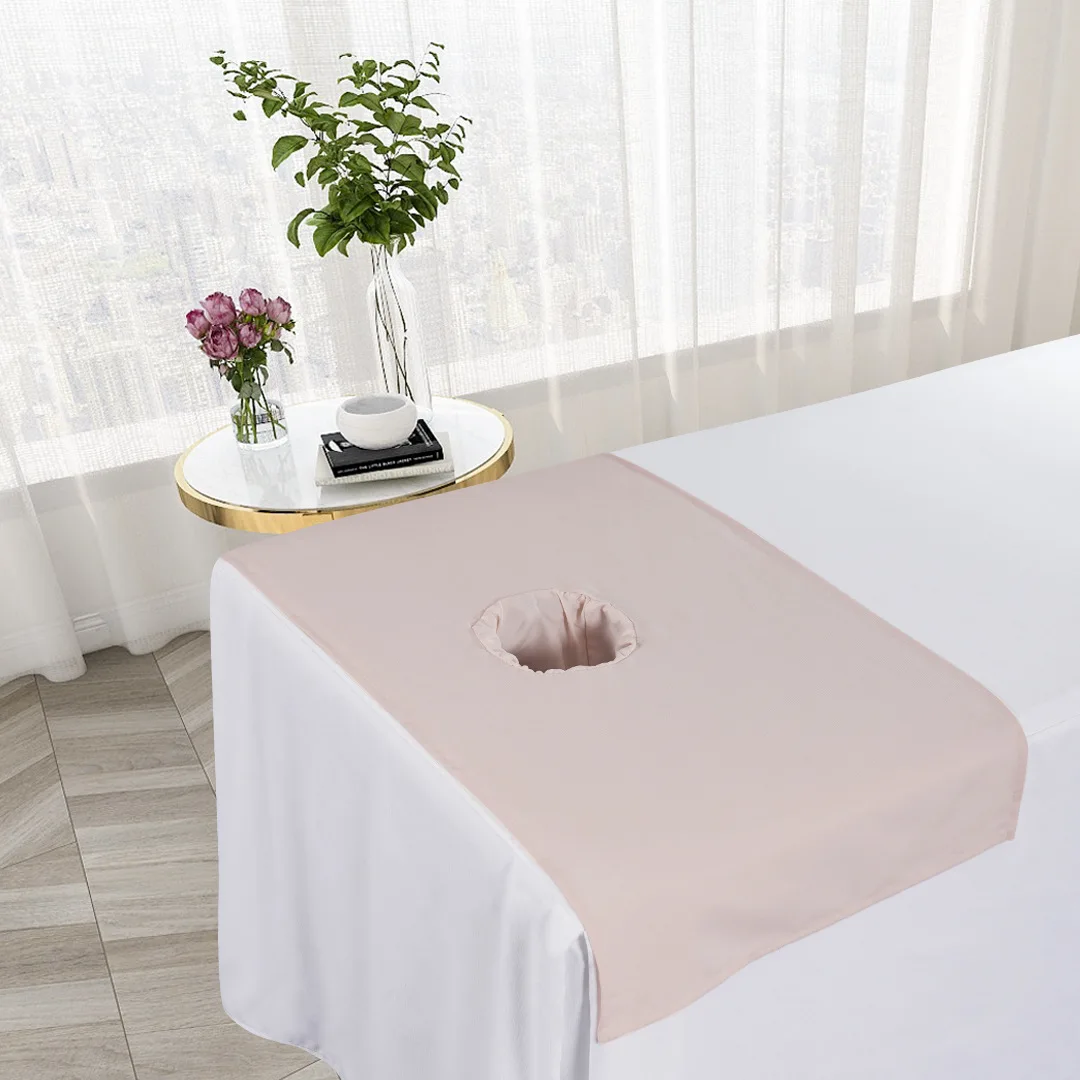 Wick Cotton Salon Head Sheets, Massage Treatment, Beauty Salon Bed Table, Cover Bed Towel, No Hole, 50*90cm, 1Pc 5