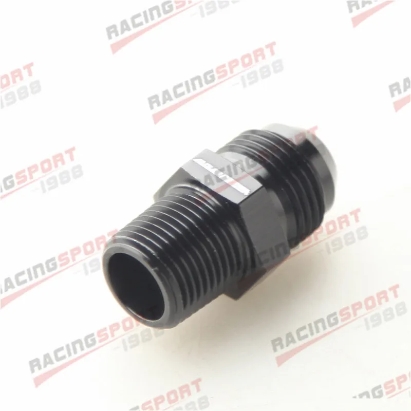 AN8 -8 EINE 8AN zu 3/8'' NPT Gerade Adapter ADAPTER Fitting schwarz