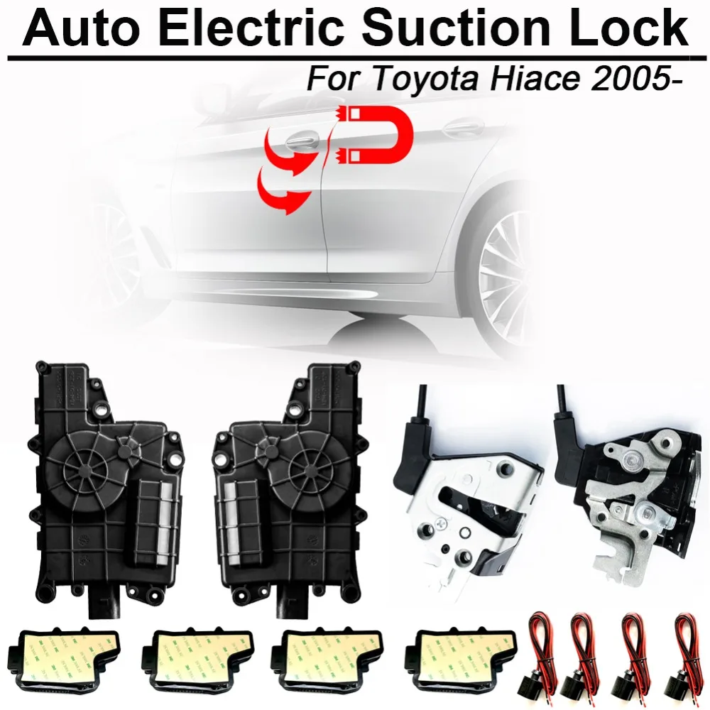 

CARBAR умный Автомобильный Электрический Всасывающий дверной замок для Toyota Hiace 1995-Автоматический Мягкий закрывающий дверь супер тихий автомобильный дверь