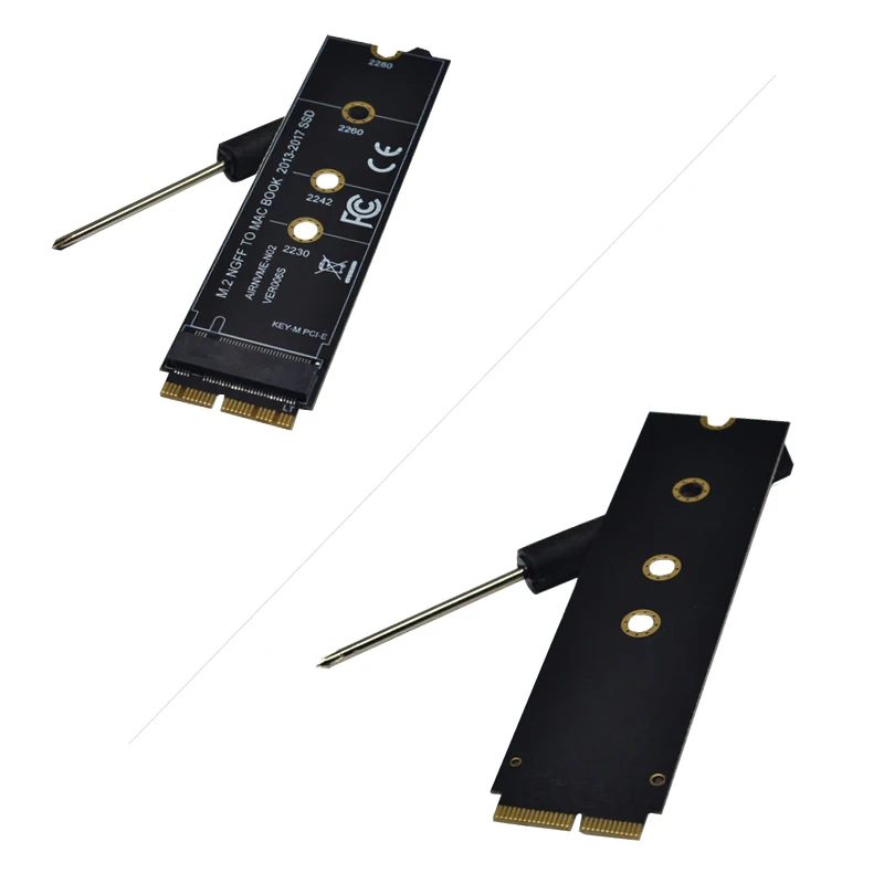 M key M.2 NGFF PCIe AHCI SSD адаптер карта для MACBOOK Air 2013 A1465 A1466 Pro A1398 A1502 A1419 2230-2280 SSD M2