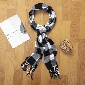 

Male Scarves Fashion Casual Design Luxury Bufandas Hombre Scarfs Men Autumn Winter Cashere Scarf Foulard Plaid