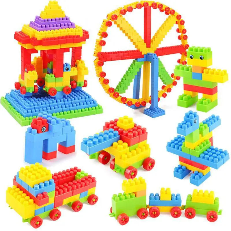 

Very Base Knit Set Wood Toy Children Large Particles Plastic ENLIGHTEN Inserted Building Blocks Baby Early Childhood Educational