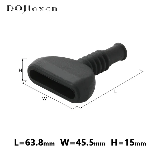 5 Pcs 2/3/4/5/6 Pin Waterproof Automotive Wire Cover Rubber Boot Cap For Amp Tyco Connector Series DJ7021-1.5 6p