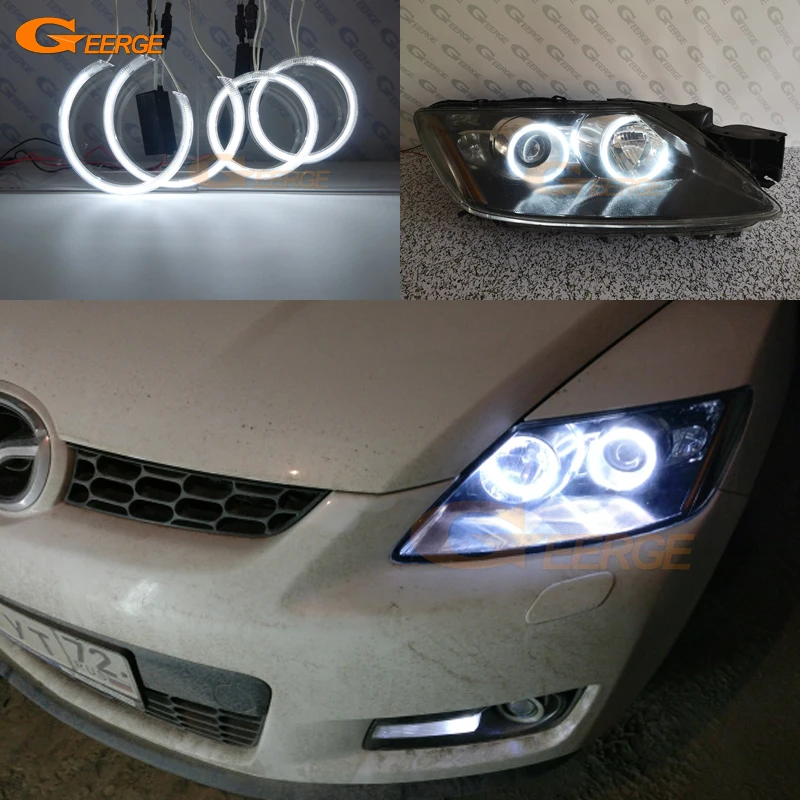Для Mazda cx 7 CX 2006 2007 2008 2009 2010 2011 2012 отличные ультра яркие CCFL ангельские глазки Halo