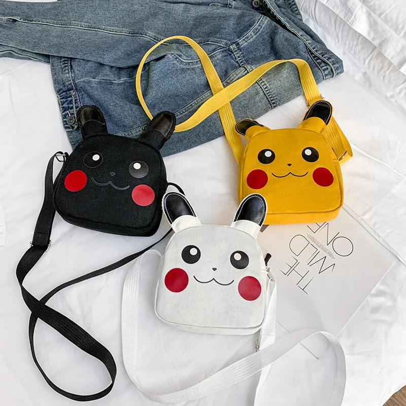 Сумка через плечо Kawaii с покемонами женский холщовый клатч цепочкой облаком