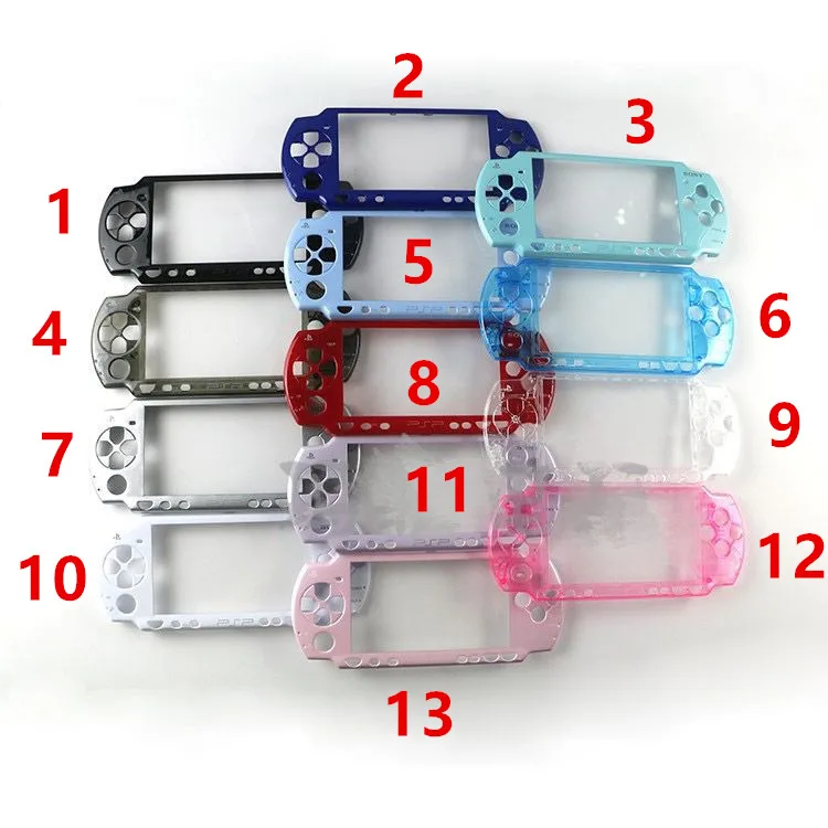made in china for psp 2000 psp2000 slim front cover faceplate housing shell with logo | Электроника