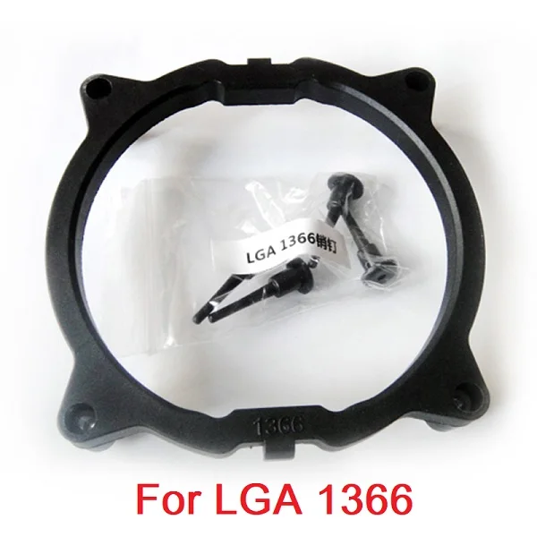 For 1366 Для гнездо для материнской платы intel LGA 2011 115x1366 cpu cooler кронштейн база cpu fan intall крепление пластиковые стенты рамка - Цвет: For 1366