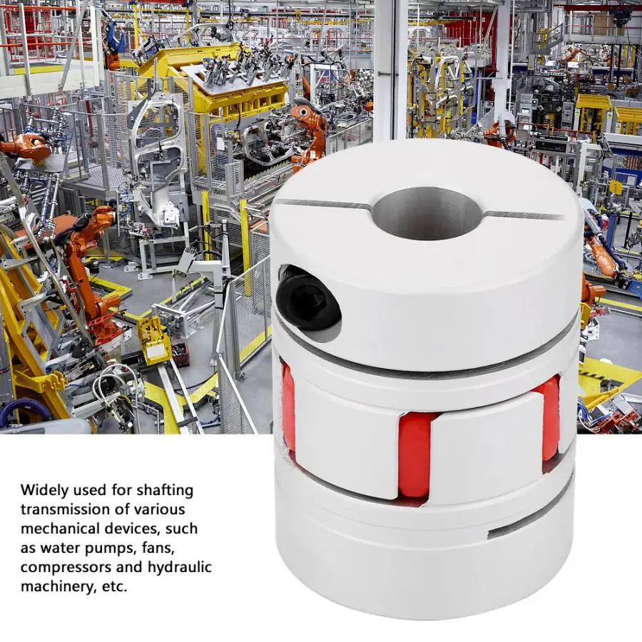 

1Pcs D40 L55 Coupler three Jaw Aluminium Plum Flexible Shaft Coupling Motor Connector Flexible Coupler 14*14mm