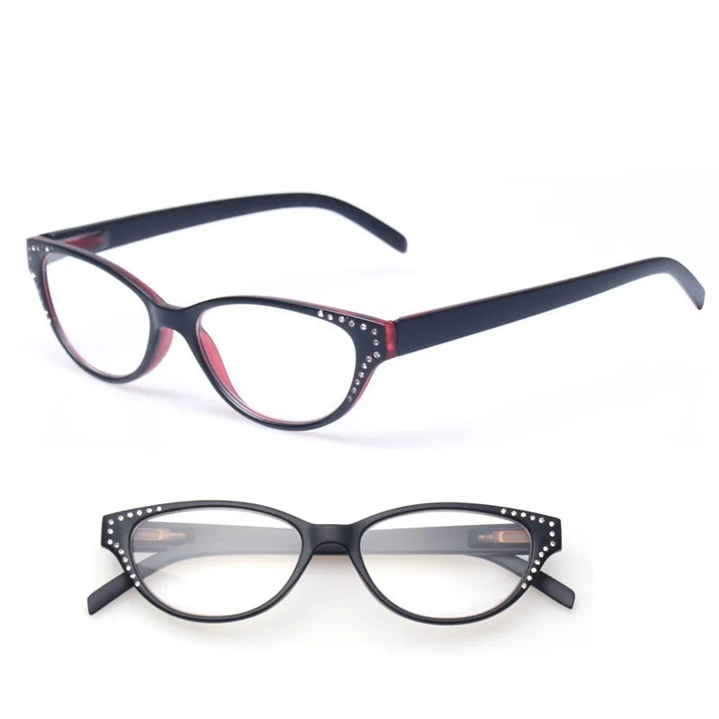 

Reading Glasses Women Ultra Light Cat Eye Glasses Full Frame Eyeglasses 0.5 0.75 1.0 1.25 1.5 1.75 2.0 2.5 3.0 3.5 Lenses Color