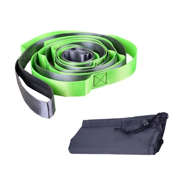 

Nylon Multi 12 Loops Yoga Stretch Straps Fitness Tension Stretching Belt Ropes for Aerial Yoga Hammock Body Building Exercise