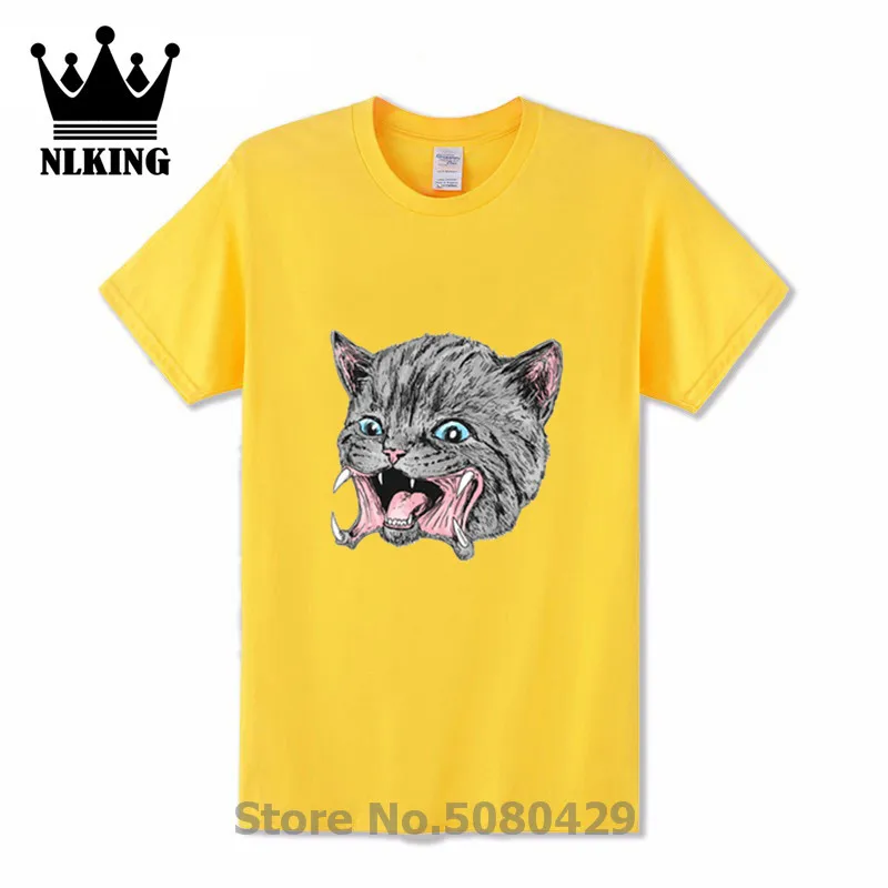 Predakitten kitty cat футболка с коротким рукавом Chewie monster Humor футболки мужские страшные