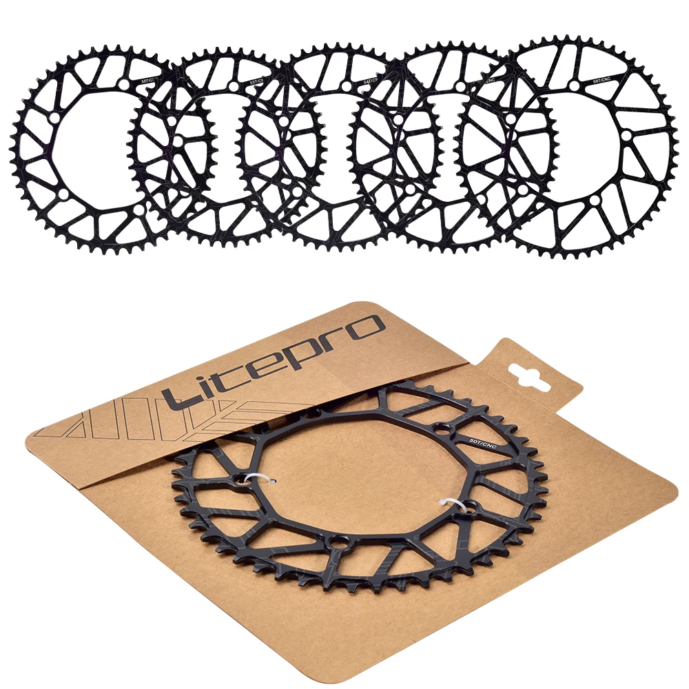 BMX велосипед велосипедная Звездочка 130BCD 50/52/54/56/58T узкая широкая цепь из колец цепь полые Звездочка один Скорость велосипед круг шатунная пластина