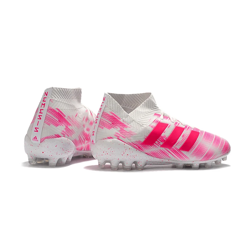 Адидас Nemeziz Messi 18,1 AG гвоздь сломанный гвоздь искусственная трава Мужская футбольная обувь спортивная обувь Трава кожаные ботинки