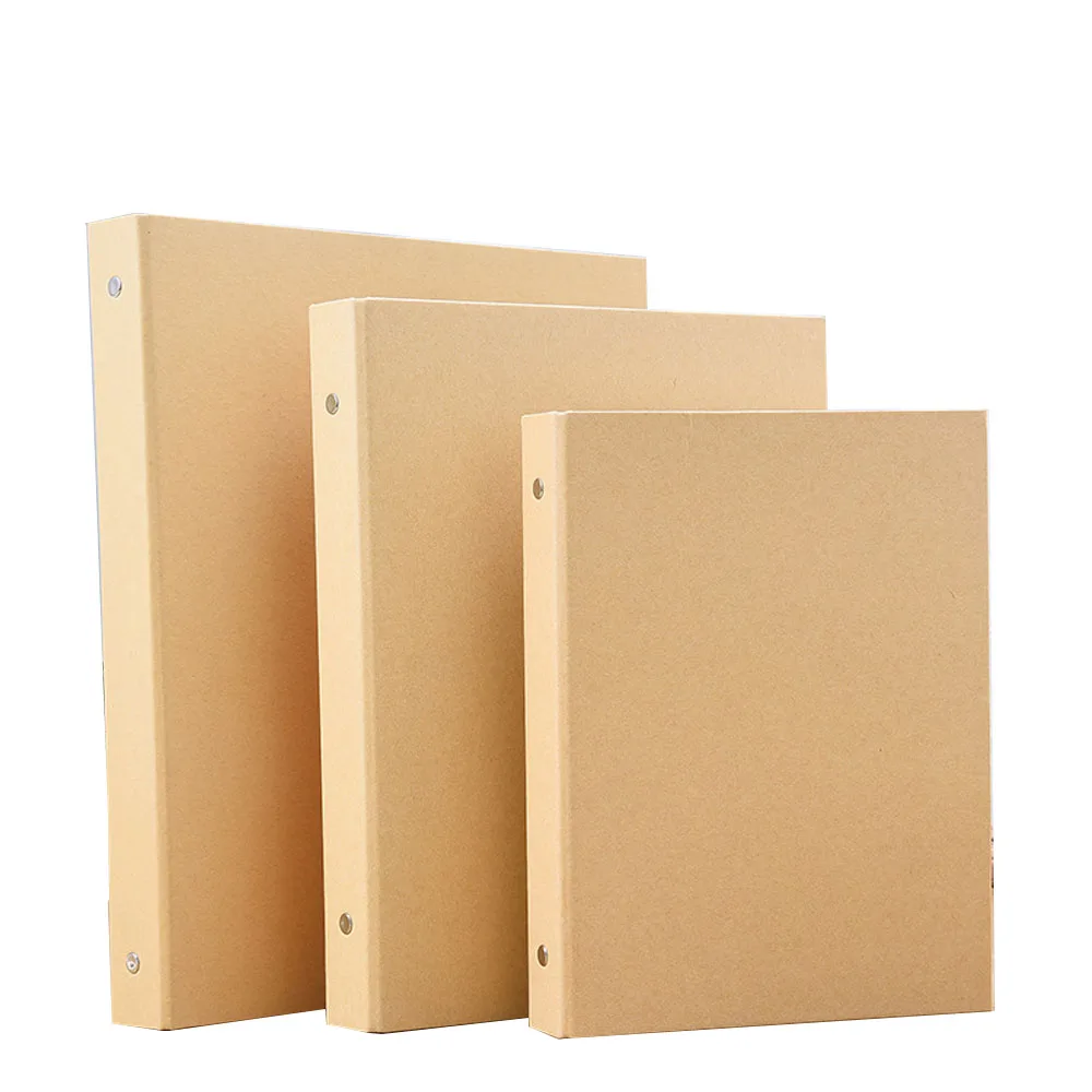 Creative DIY Retro A4Kraft Paper Photo Album Loose-leaf Page A5 Black White Kraft Cardboard Custom B5 Wedding Memorial Book Gift | Дом и сад