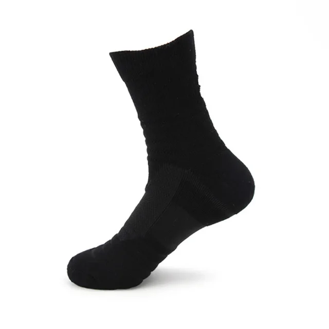 Super Elite Men's Sports Socks Cycling Basketball Running Sports Socks Summer Hiking Ski Tennis Man Women Bicycle Slip gaohei