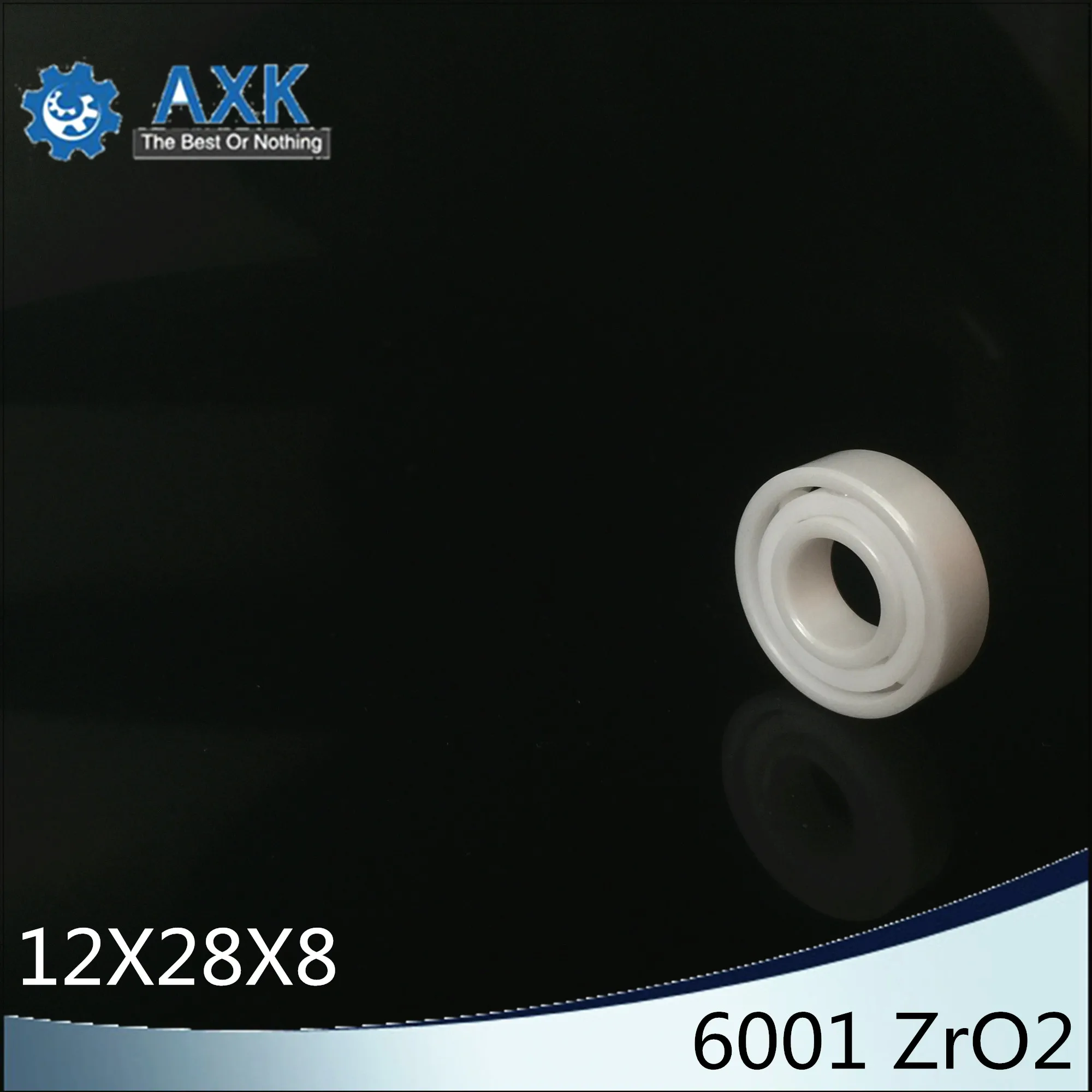 6001 Full Ceramic Bearing ( 1 PC ) 12*28*8 mm ZrO2 Material 6001CE All Zirconia Ceramic Ball Bearings
