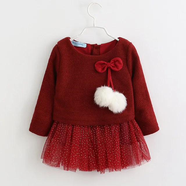 AX056 Rose Red Bear Leader/комплекты одежды для малышей г. Одежда для маленьких девочек кружевное платье с цветочным рисунком для девочек Детские вечерние платья принцессы с вышивкой, 2 шт - Цвет: AX056 Rose Red