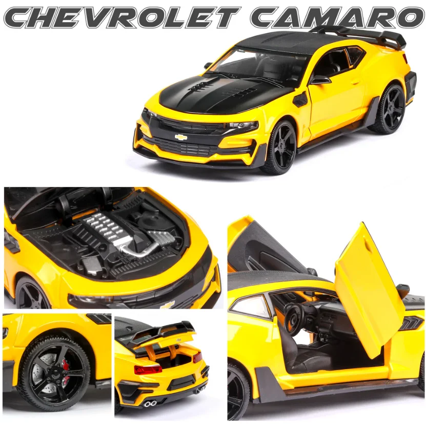 1/24 Diecasts& игрушечный транспорт Chevrolet Camaro Континентальная модель автомобиля коллекция автомобилей игрушки для мальчика Детский подарок brinquedos