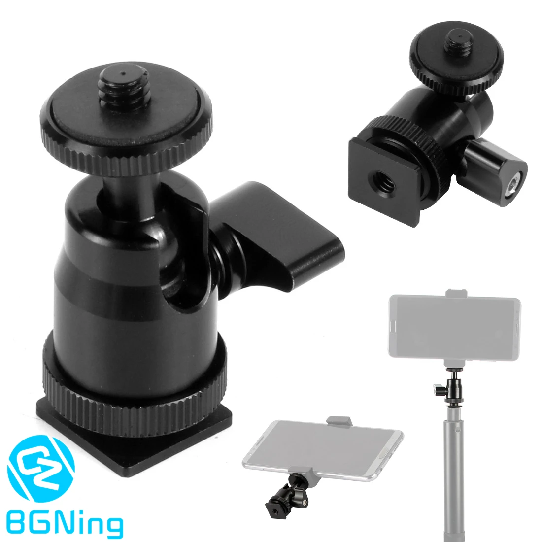Вращающийся на 360 градусов кронштейн для камеры Gopro штатив светодиодный