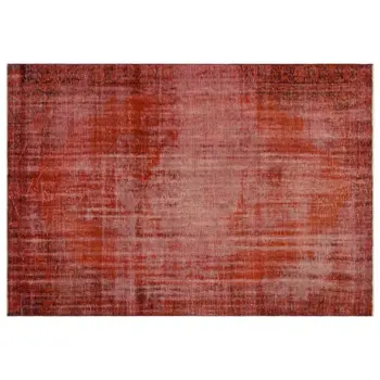 

Handmade Orange Vintage Overdyed Turkish Area Rug 173x247 Cm-5'8''X8'1''