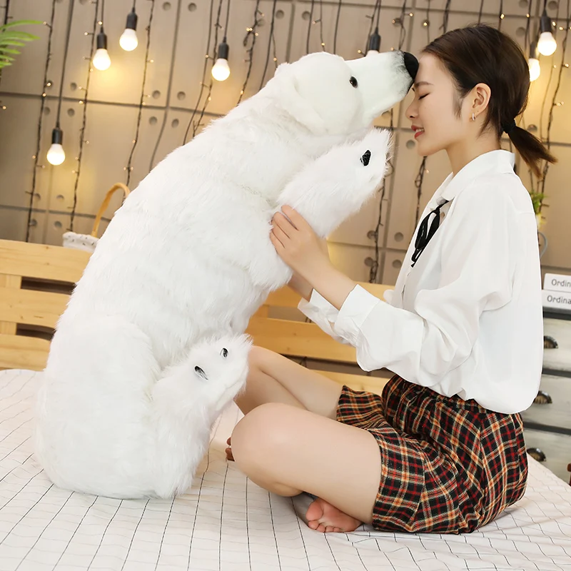 polar bear stuffed animal large