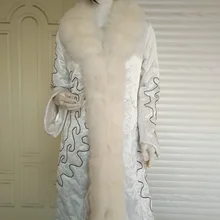 Специальное предложение, куртка из натурального Лисьего меха, женская шуба из натурального меха, воротник из лисьего меха с хлопковой подкладкой, зимняя теплая верхняя одежда