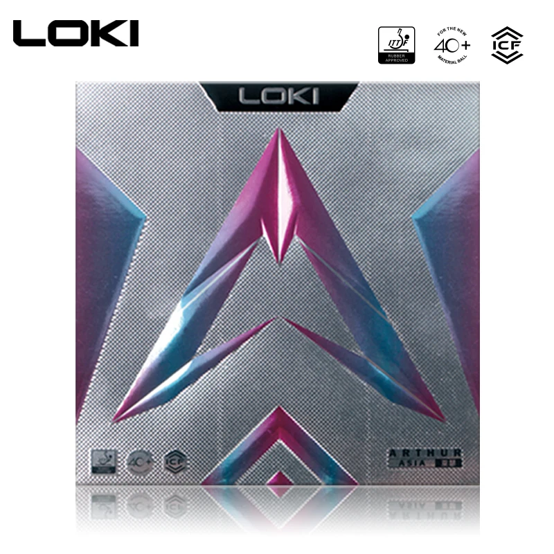 

LOKI Arthur ASIA Professional Carbon Sponge Table Tennis Rubber Sticky Pips In Ping Pong Rubber ITTF Approved Speed Attack