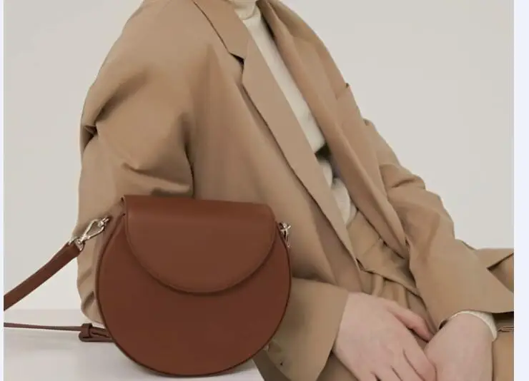 Простые неправильной формы маленькая круглая сумка женская сумка через плечо брендовая дизайнерская Повседневная сумка через плечо для женщин корейский стиль кошелек - Цвет: 1