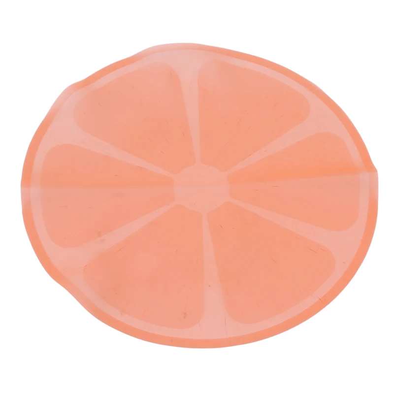 food grade Keeping Food Fresh Wrap Reusable Refrigerator Fresh Bowl Seal Silicone Food Wraps - Цвет: Orange