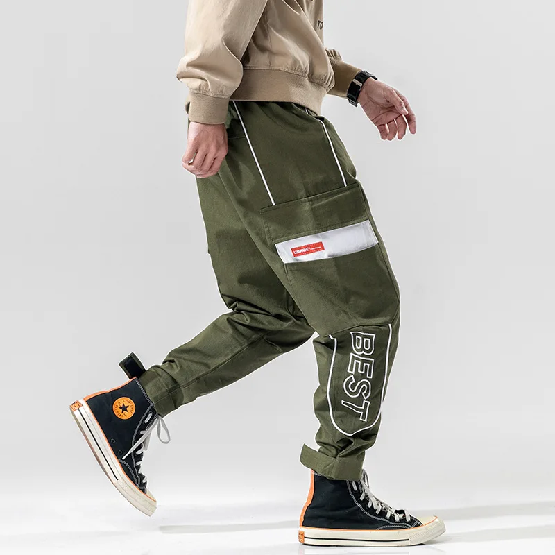 

2020 Spring Main Push Large Size Japanese-style Shadowless Wall Trend Embroidered Workwear Casual Pants M-5x HK