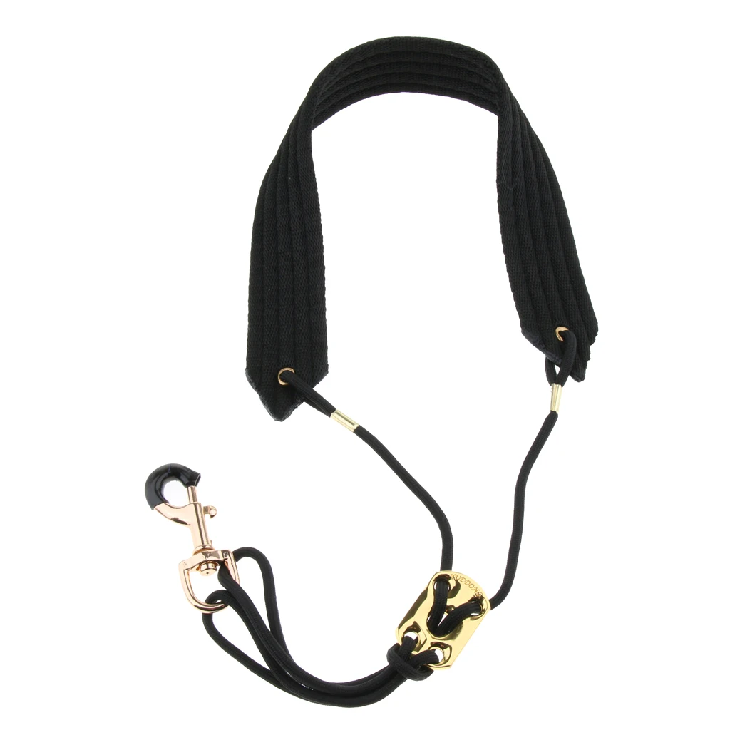 Soft Adjustable Saxophone Neck Strap For Alto Tenor Soprano Saxophone
