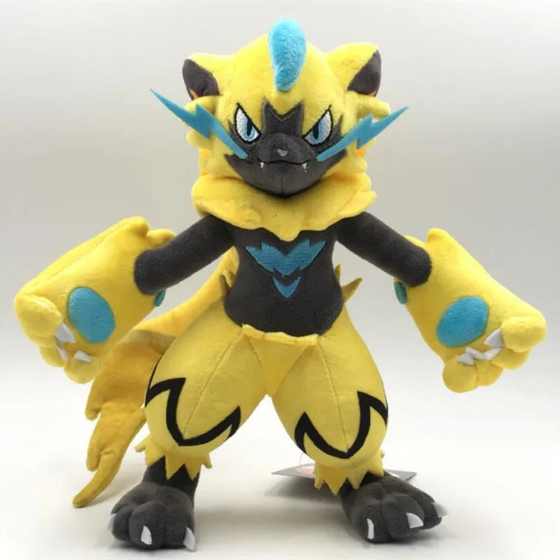 TAKARA TOMY Япония Аниме Pocket Monster Zeraora кукла животного Peluche Мягкие плюшевые игрушки Дети День рождения рождественские подарки