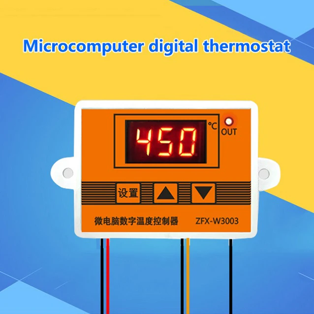 3003 12V 24V 220V светодиодный микрокомпьютер цифровой дисплей регулятор температуры Термостат интеллектуальный регулятор времени Регулируемый Ele