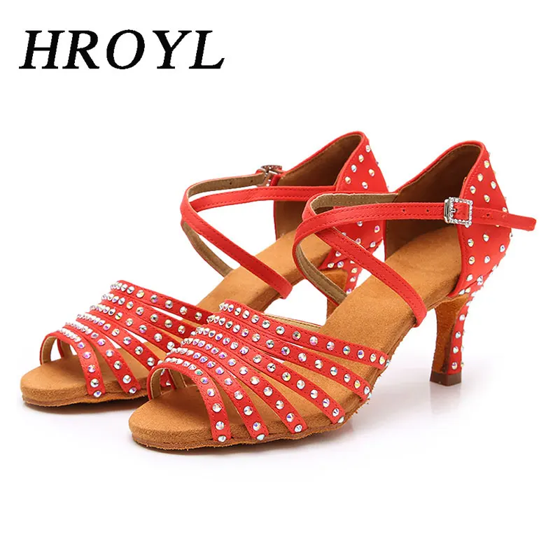 Женские туфли с открытым носком для танцев современные бальных сальса латинских