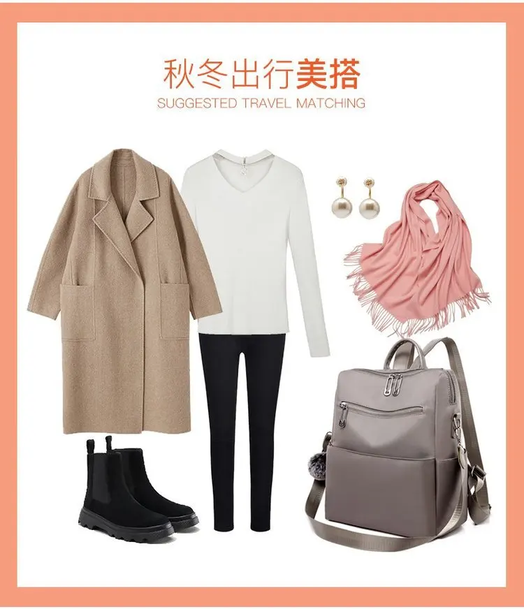 Cross Border for Amoy Supply of Goods Foreign Trade Export Processing Customizable New Style Oxford Cloth Backpack Manufacturers
