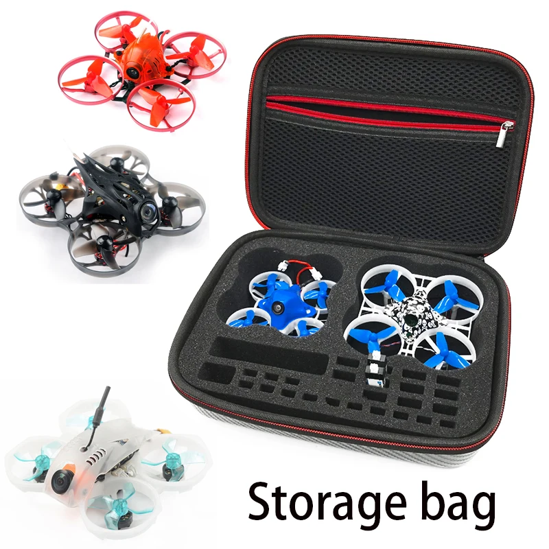 Backpack Carrying Case Blade Inductrix Storage Box with Foam Liner for Tiny Whoop FPV Racing Drone happymodel Mobula7 BetaFPV | Игрушки и