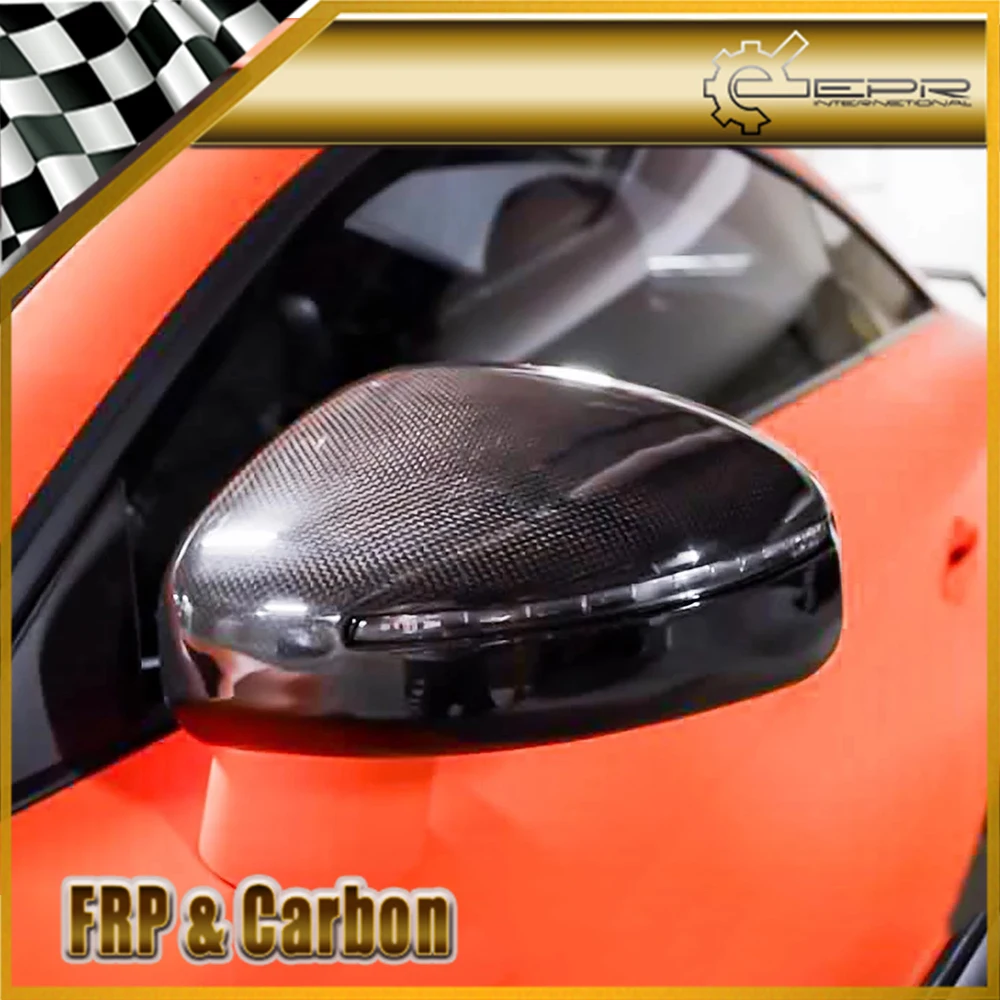 Car styling For Audi TT MK2 2006-2014 (Type 8J) Carbon Fiber Mirror Cover Trim(Stick on) Glossy Fibre Auto Racing Body Kit | Автомобили и