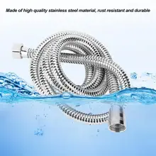 Нержавеющая сталь G1/2 в утолщение анти-обмотка Гладкий шланг для душа 0.8Mpa Ванна душевая головка гибкий мягкий прочный шланг для душа