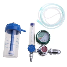  O2 Pressure Reducer with G-5/8 Male Thread Buoy Type Oxygen Gauge Flow Meter Oxygen Pressure Gas Regulator Inhaler wholesales 