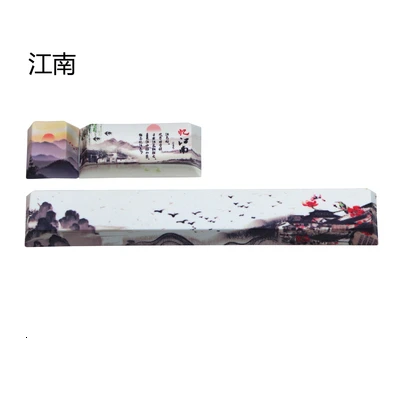 Jiangnan 1 компл. 6.25X пробел Esc Enter Keycap PBT 5 сторонняя сублимационная Механическая клавиша для IKBC Cherry filco Akko - Цвет: Jiangnan