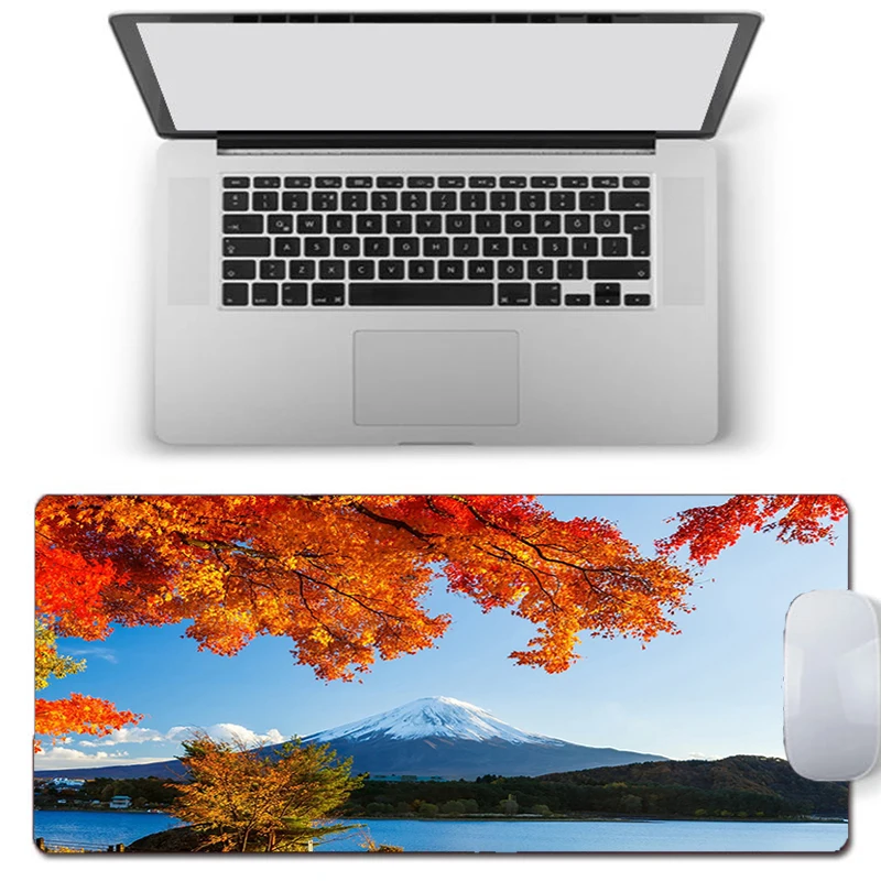 Mount Fuji Mouse Pad Gamer tapis souris Desk Mat PC Computer Sexy Anime Mousepad Keyboard kawaii gaming Accessories LOL Mausepad