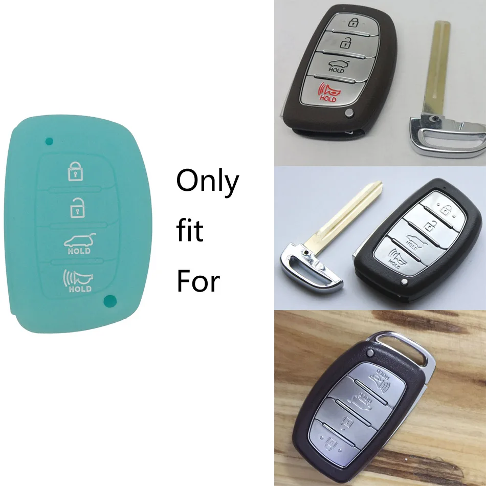 Чехол для Hyundai Mistra Tucson I40 IX35 I45 Elantra Sonata 4 кнопки 1 шт.|silicone car key|covers for keyssilicone key cover |