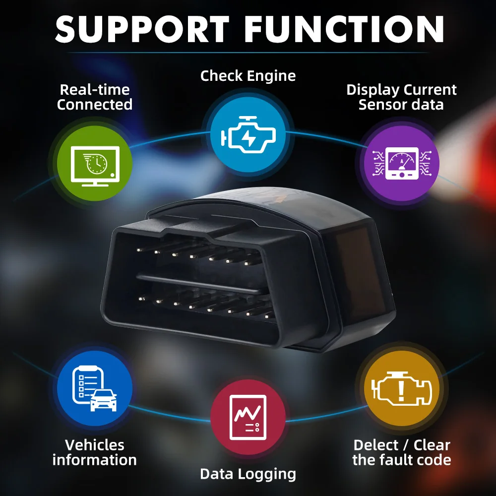 Vgate Vlinker MC V2.2 iCar Pro Bluetooth 4.0 WIFI OBD2 Scanner For Android IOS Auto Code Reader OBDII Tool PK V1.5 ELM327 3