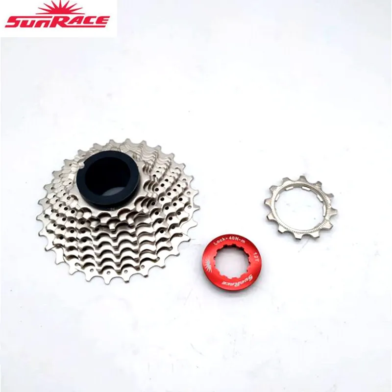 Sunracing CSRX0 Freewheel 10 speed 12-28T дорожная велосипедная кассета Freewheel Черный Серебряный велосипед запчасти