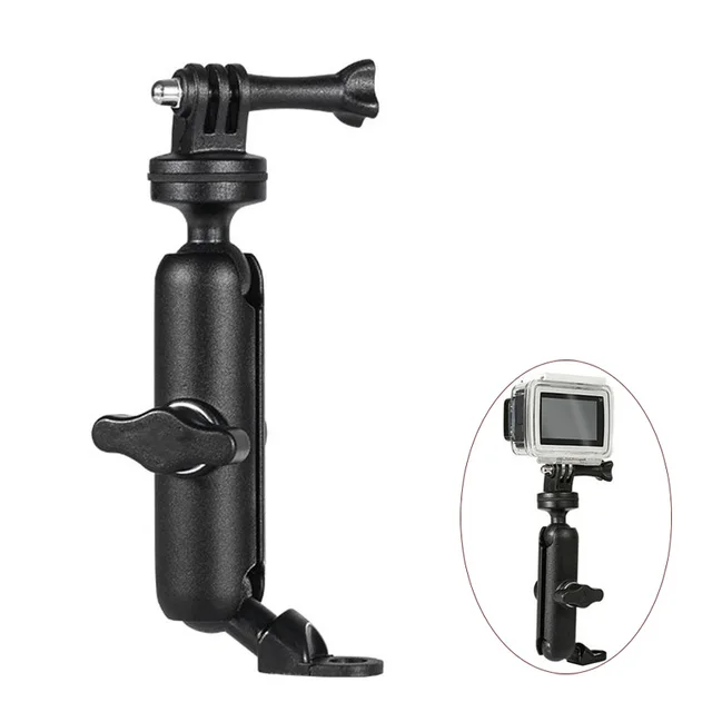 Universal Motorcycle Bike Camera Holder Dirtbike Handlebar Mirror Mount Bracket For KTM Duke 390 2018 1290 Super Adventure Mirror